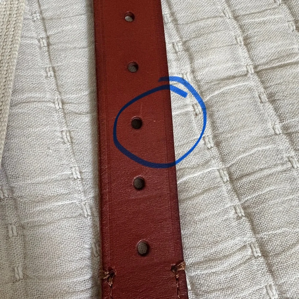 J. Crew Santa Polar Bear‎ Christmas Holiday Print Belt Canvas Leather Men’s 32